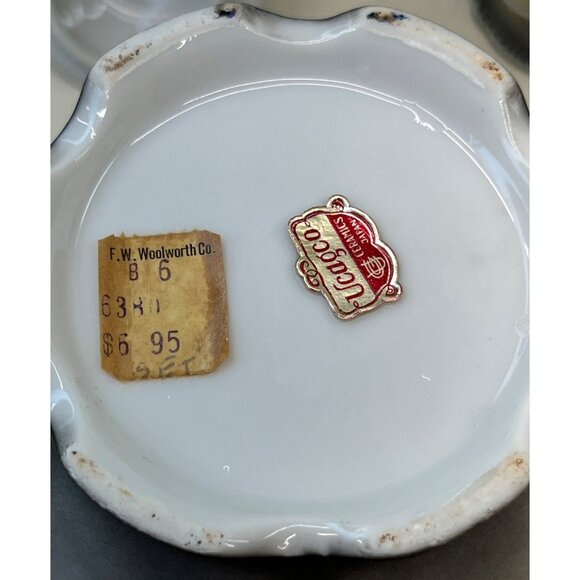 Vintage FW Woolworth Co Ucagco Dragonware Teapot Creamer and Sugar - Picture 10 of 13